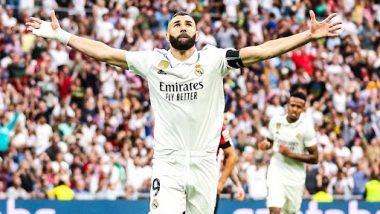 La Liga 2022–23: Karim Benzema’s Late Penalty Helps Real Madrid Salvage 1–1 Draw in His Last Appearance for Los Blancos